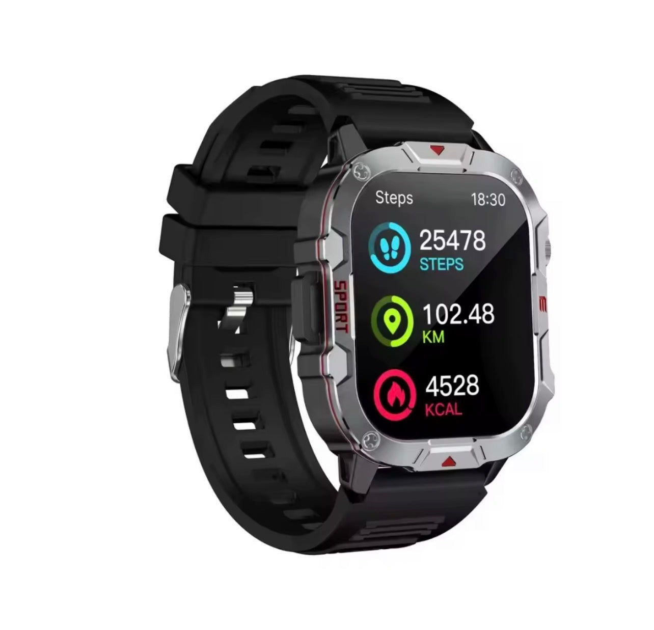 C40 Outdoor Smartwatch PRO Waterproof With Flashlight for Men Women