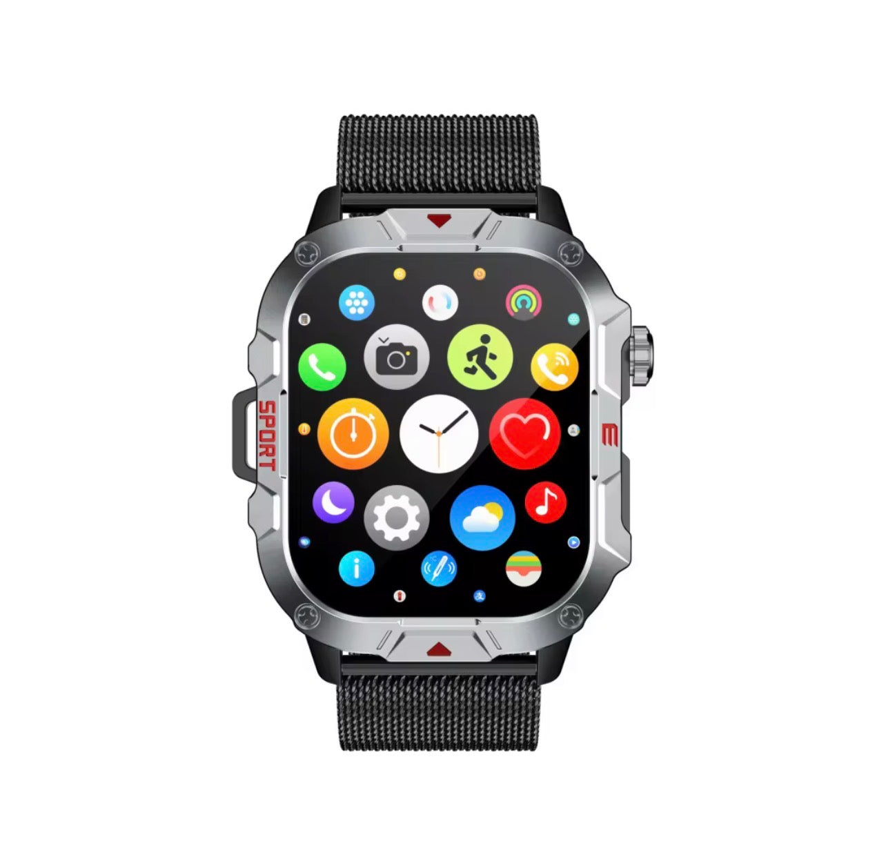 C40 Outdoor Smartwatch PRO Waterproof With Flashlight for Men Women