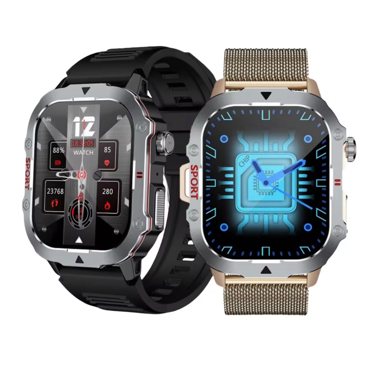 C30 PRO Smart Watch Big Screen BT Call C30pro Outdoor Waterproof Fitness Tracker Sports Men Smartwatch