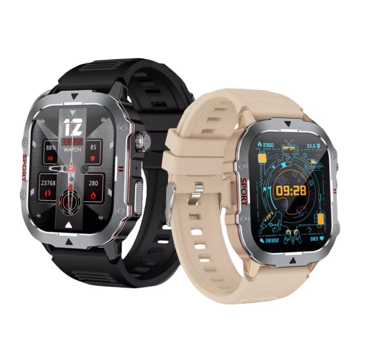 C30 PRO Smart Watch Big Screen BT Call C30pro Outdoor Waterproof Fitness Tracker Sports Men Smartwatch