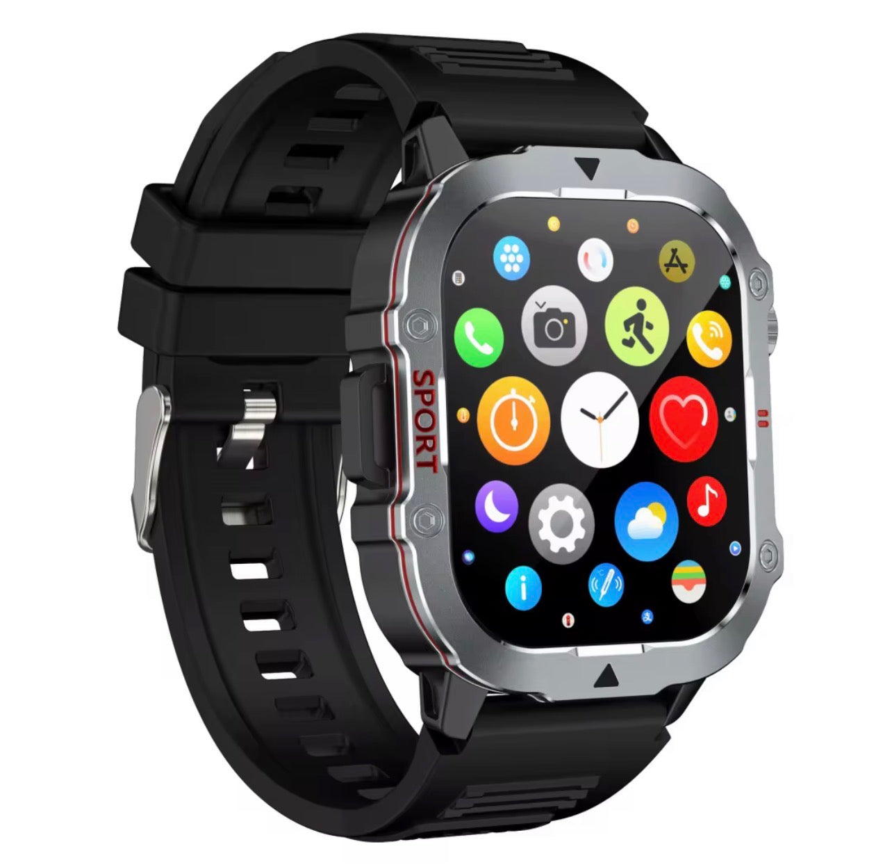 C30 PRO Smart Watch Big Screen BT Call C30pro Outdoor Waterproof Fitness Tracker Sports Men Smartwatch