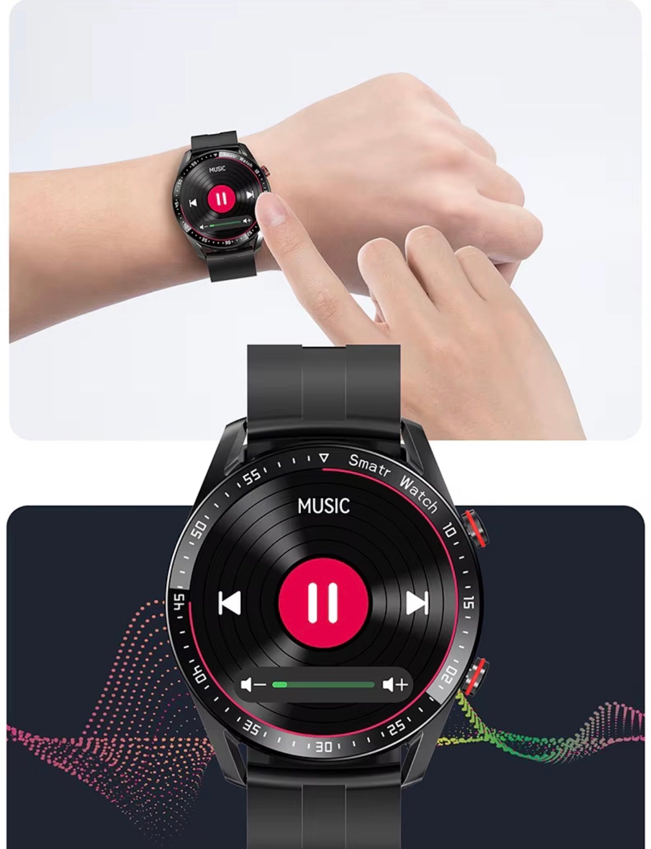 D11 Smart Watch Heart Rate BT Call Blood Pressure Round Screen Fitness Sleep Tracker Smartwatch for Men Women